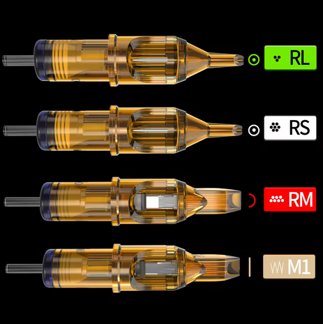 Yilong Yellow Dragonfly Tattoo Cartridge Needles