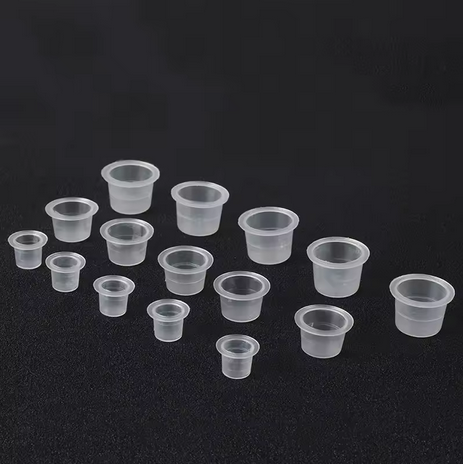 100pc S/M/L Plastic Disposable Microblading Tattoo Ink Cup