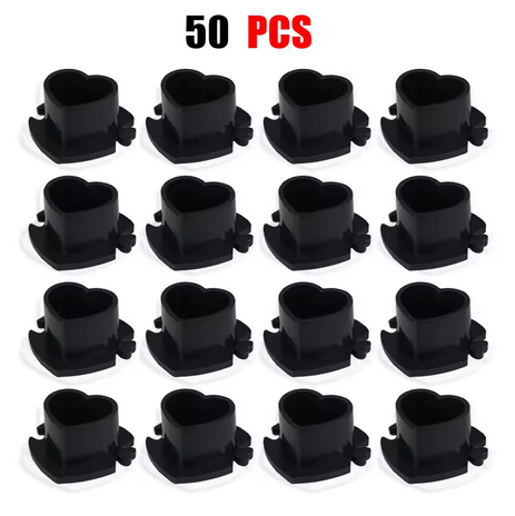 50PCS Biodegradable Tattoo Ink Cup Heart-shaped